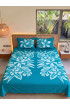 Hand Painted Rayon Bedsheet Set King Size Hand Painted Rayon Bedsheet Set King Size